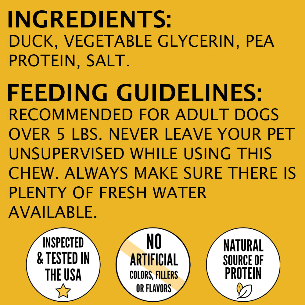 Gourmet All Natural Duck Jerky Treats for Dogs