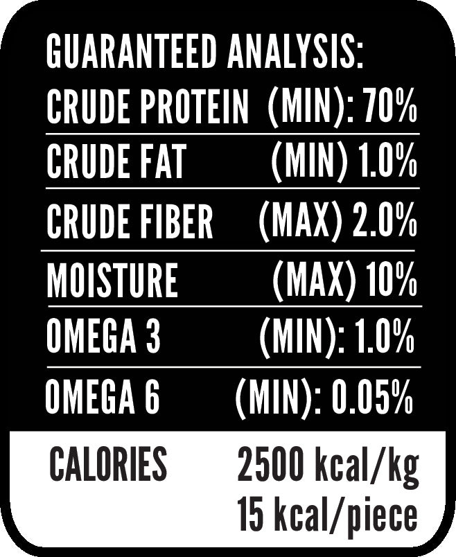 Premium Salmon Skin Crisps All Natural Dog Treats - 8 oz. / 0.5 lb Resealable Bag