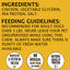 Chicken Jerky ingredients and feeding guidelines