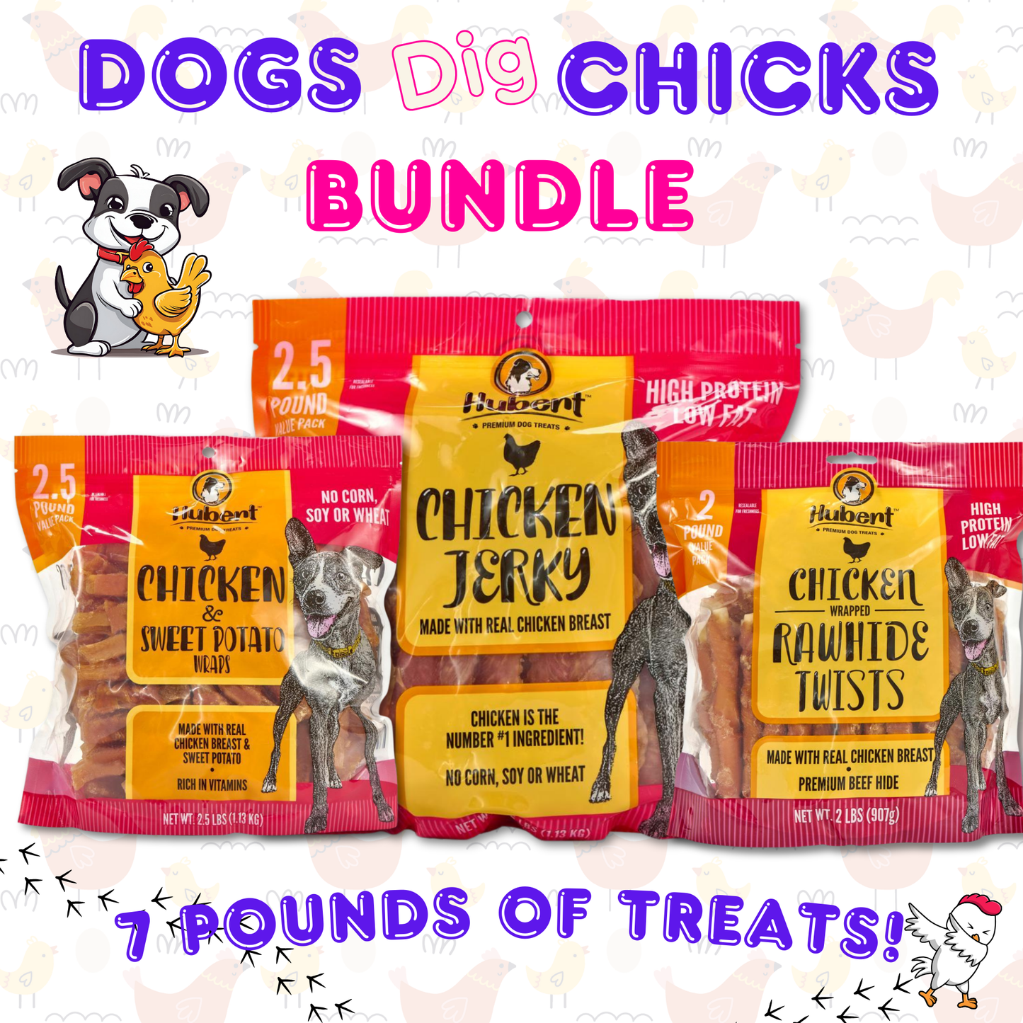 Dogs Dig Chicks Trio - 3 Pack